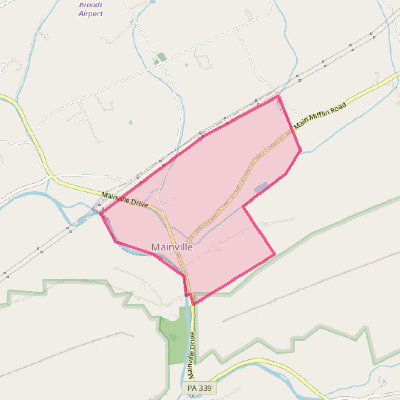 Map of Mainville