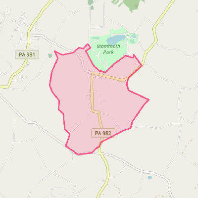 Map of Mammoth