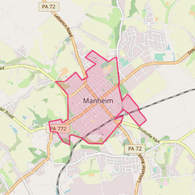 Map of Manheim