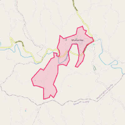 Map of Marianna