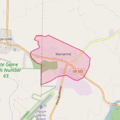 Map of Marianne