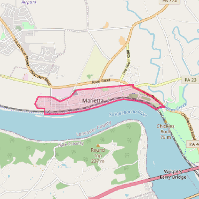 Map of Marietta