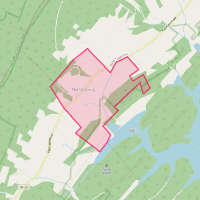 Map of Marklesburg