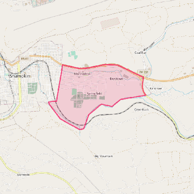 Map of Marshallton