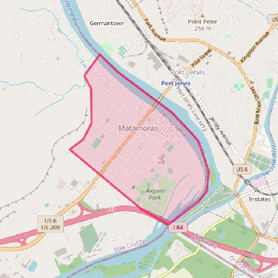 Map of Matamoras