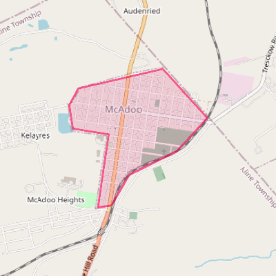 Map of McAdoo