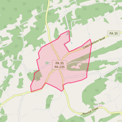 Map of McAlisterville