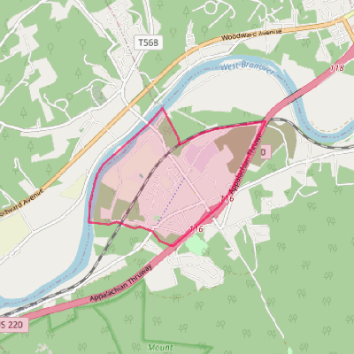 Map of McElhattan