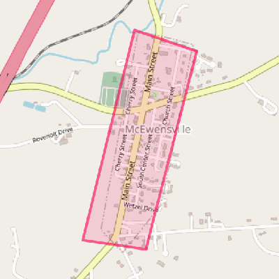 Map of McEwensville