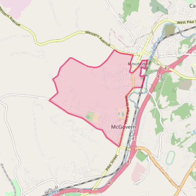 Map of McGovern