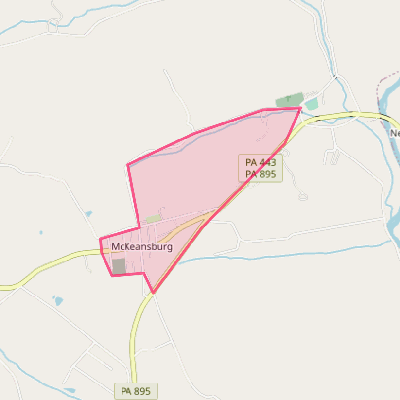 Map of McKeansburg