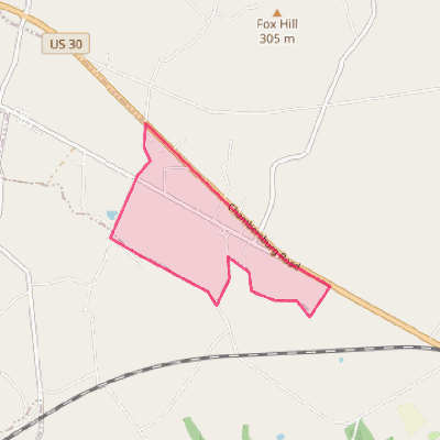 Map of McKnightstown