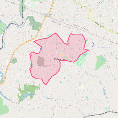 Map of McMurray