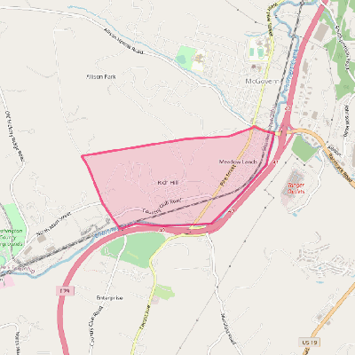 Map of Meadowlands