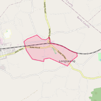 Map of Mertztown