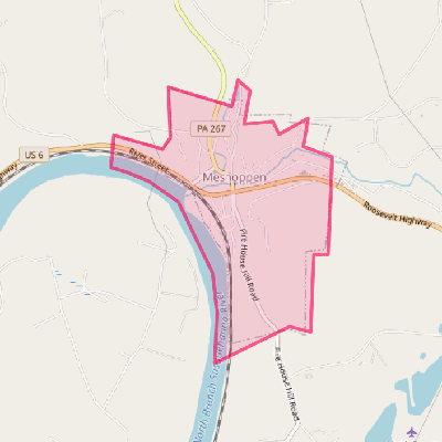 Map of Meshoppen