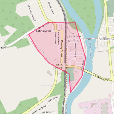 Map of Mifflin