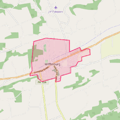 Map of Mifflinburg