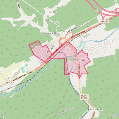 Map of Milesburg