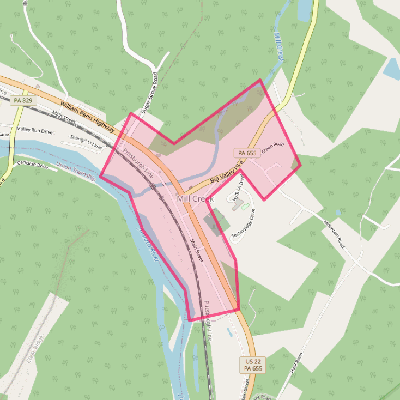 Map of Mill Creek