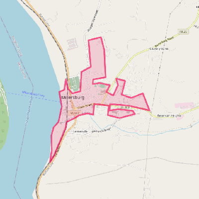 Map of Millersburg