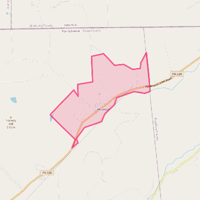 Map of Millerton