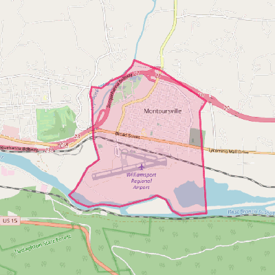 Map of Montoursville