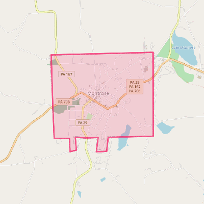 Map of Montrose