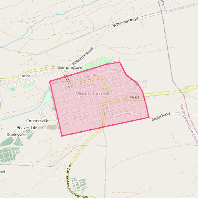 Map of Mount Carmel