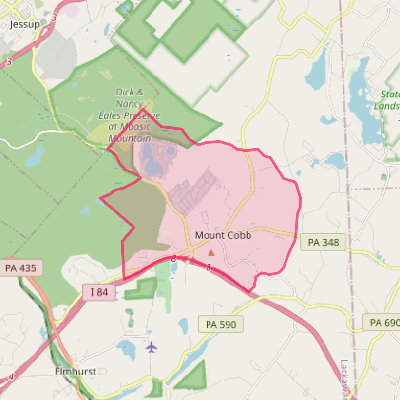 Map of Mount Cobb