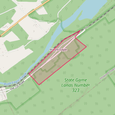 Map of Mount Eagle