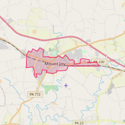 Map of Mount Joy