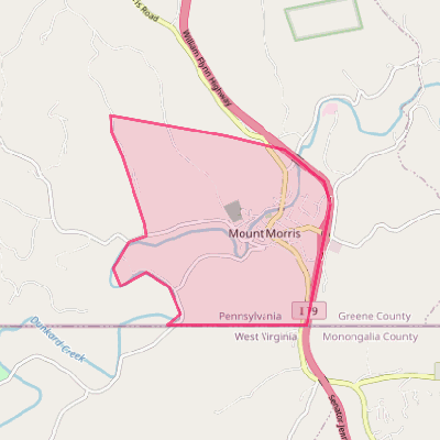 Map of Mount Morris