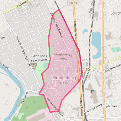 Map of Muhlenberg Park