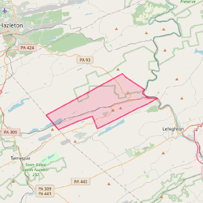 Map of Nesquehoning