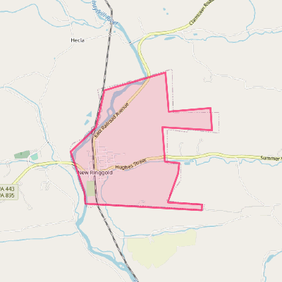 Map of New Ringgold