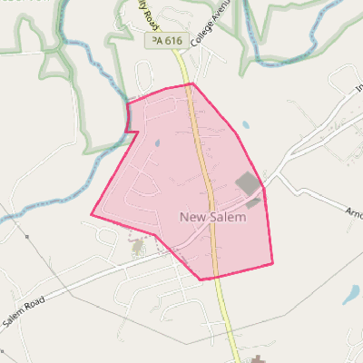 Map of New Salem