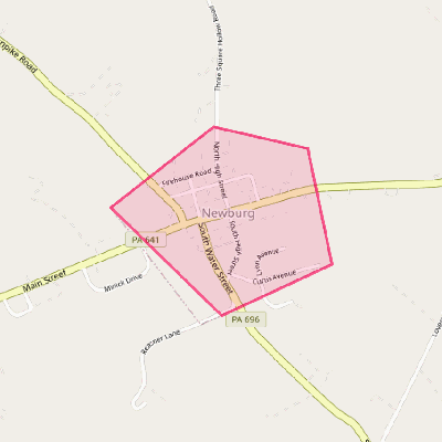 Map of Newburg