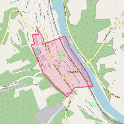 Map of Newport