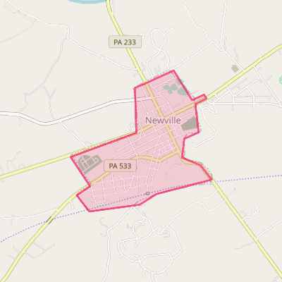 Map of Newville