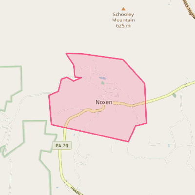 Map of Noxen