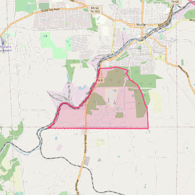 Map of Oak Hills