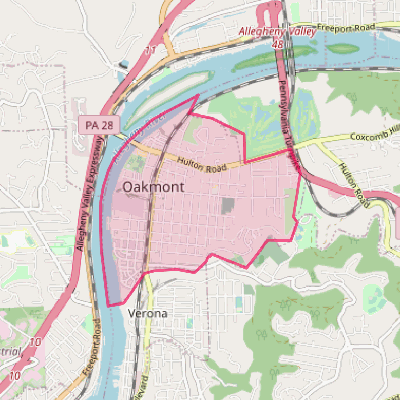 Map of Oakmont