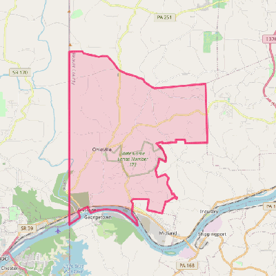 Map of Ohioville