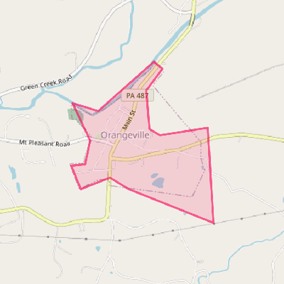 Map of Orangeville