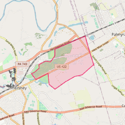 Map of Palmdale