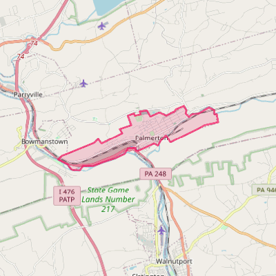 Map of Palmerton