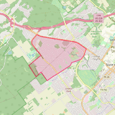 Map of Park Forest Village