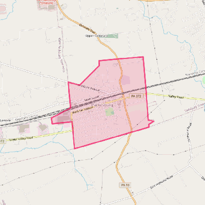 Map of Parkesburg