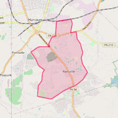 Map of Parkville